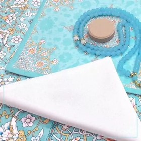 سجاده مخمل فیروزه ای + زیبا و با کیفیت